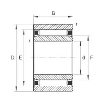 Rodamiento NAO30X47X18 INA