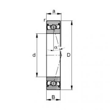 Rodamiento HCS71901-C-T-P4S FAG