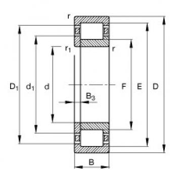 Rodamiento NUP210-E-TVP2 FAG