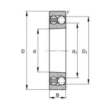 Rodamiento 1215-K-TVH-C3 FAG