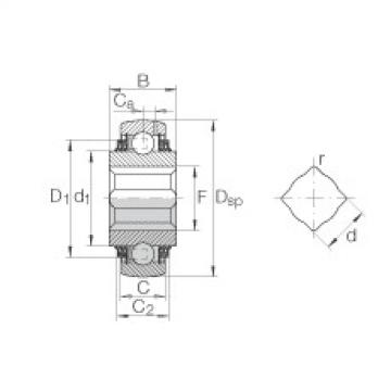 Rodamiento GVK100-208-KTT-B-AS2/V INA