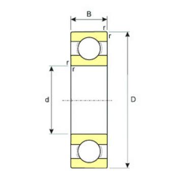 Rodamiento 16076 MA ISB