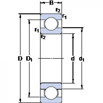 Rodamiento 61924 SKF