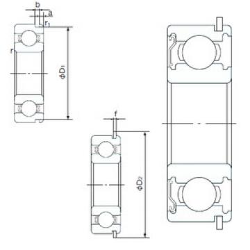 Rodamiento 6215ZENR NACHI