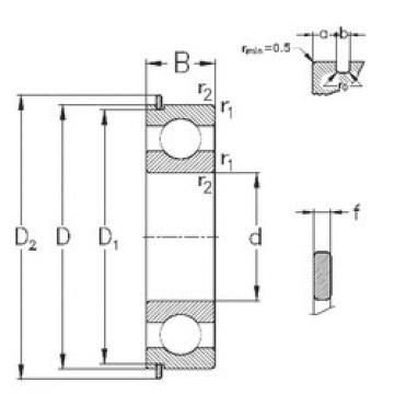 Rodamiento 6308-NR NKE