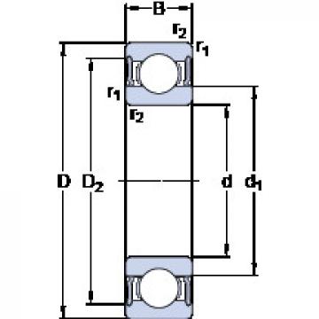 Rodamiento 6311-2RS1 SKF