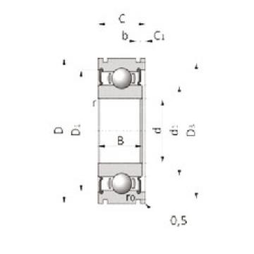 Rodamiento 6TS2-SX06B81LLUANPX1V2 NTN