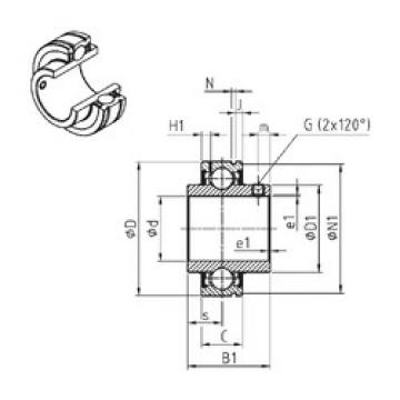 Rodamiento CUC206-20 SNR