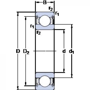 Rodamiento D/W ER1038-2ZS SKF