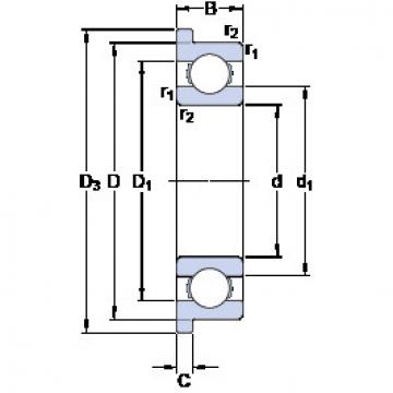 Rodamiento W 61706 R SKF