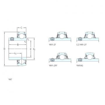 Rodamiento YAR206-103-2RF/HV SKF