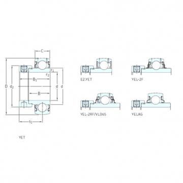 Rodamiento YET210 SKF