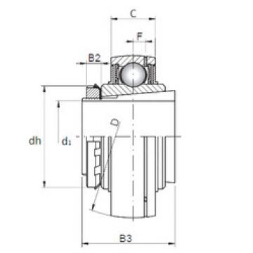 Rodamiento UK216+H2316 ISO