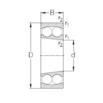 Rodamiento 2314-K NKE