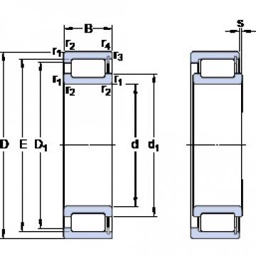 Rodamiento NCF 1848 V SKF