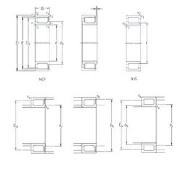 Rodamiento NCF3076V SKF