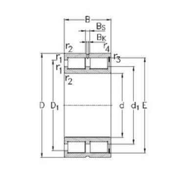 Rodamiento NNCF5010-V NKE