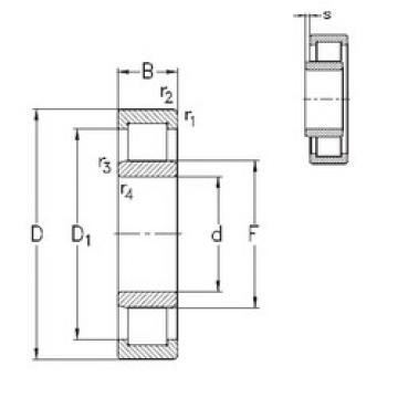 Rodamiento NU2311-E-MPA NKE