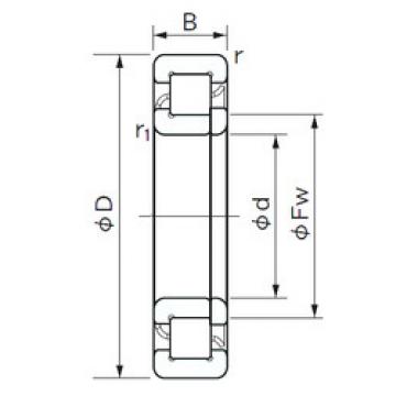 Rodamiento NUP 1028 NACHI