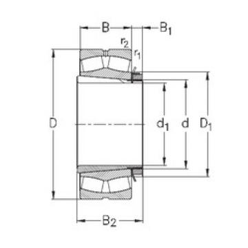 Rodamientos 23222-K-MB-W33+H2322 NKE