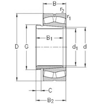 Rodamientos 23180-K-MB-W33+AH3180 NKE