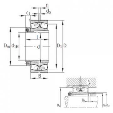 Rodamientos 23988-K-MB+H3988 FAG