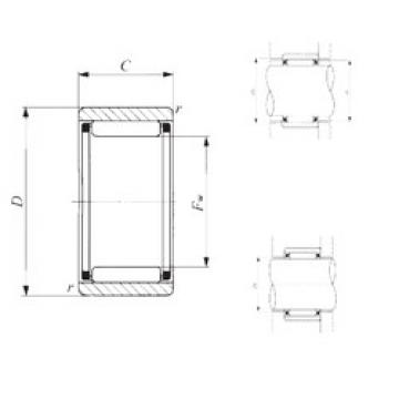 Rodamiento RNAF 122212 IKO