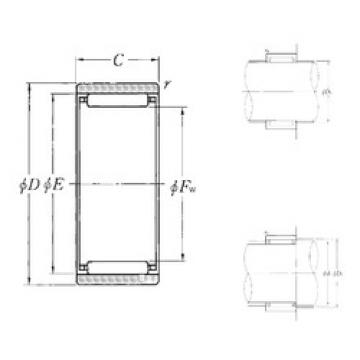 Rodamiento RNAO-50×62×20 NTN