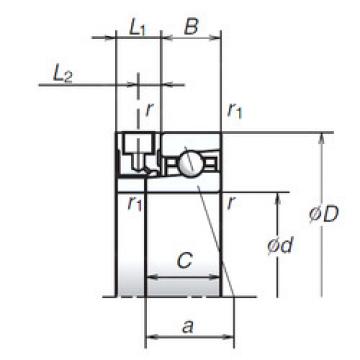 Rodamiento 110BNR10XE NSK