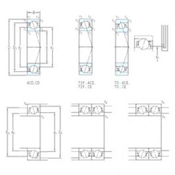 Rodamiento 707 ACD/HCP4A SKF