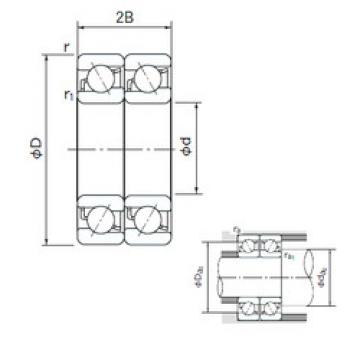 Rodamiento 7002DT NACHI