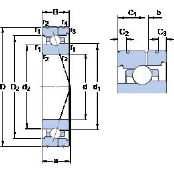 Rodamiento 7015 CB/P4AL SKF