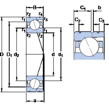 Rodamiento 7016 CD/P4AL SKF