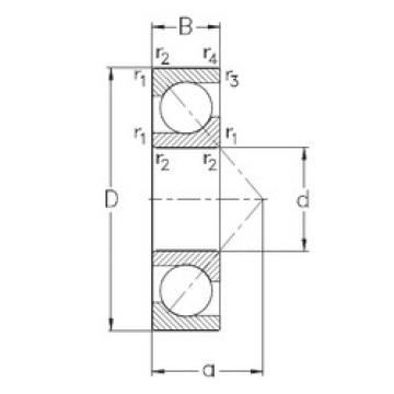 Rodamiento 7218-BE-MP NKE