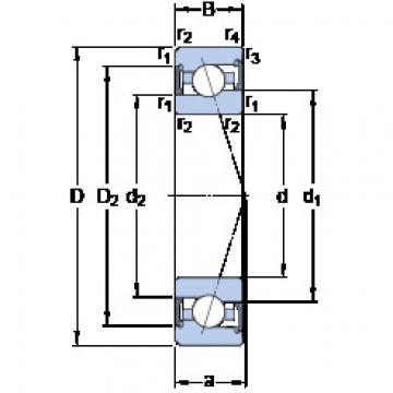 Rodamiento S7009 ACE/HCP4A SKF