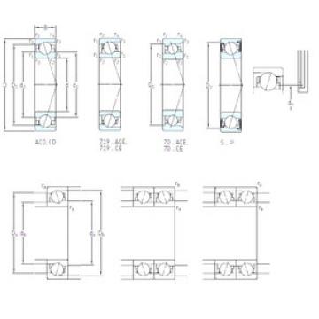 Rodamiento S7001 CD/P4A SKF