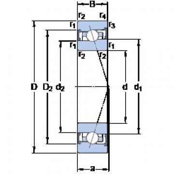 Rodamiento S71909 ACB/P4A SKF