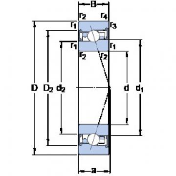 Rodamiento S7011 FW/HC SKF