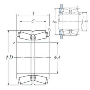 Rodamiento HR105KBE42X+L NSK