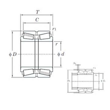 Rodamiento 46T32214JR/61,5 KOYO