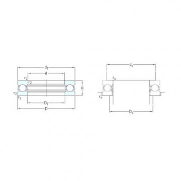 Rodamiento 51122 SKF