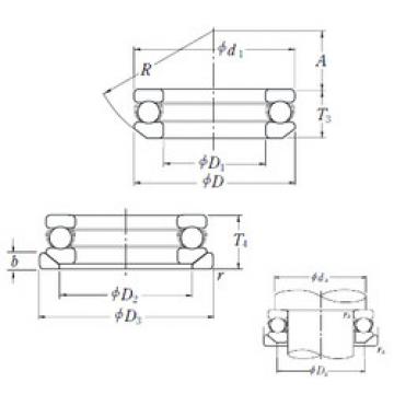 Rodamiento 53417XU NSK