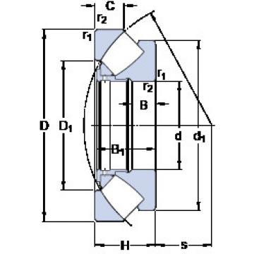 Rodamiento 293/710 EM SKF