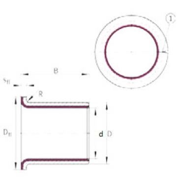 Rodamiento EGF10120-E40 INA