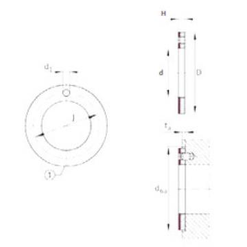 Rodamiento EGW38-E40-B INA