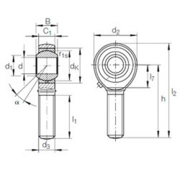 Rodamiento GAKR 30 PB INA