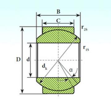 Rodamiento GE 16 SP ISB