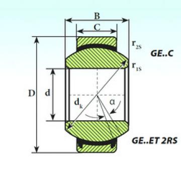 Rodamiento GE 100 ET 2RS ISB