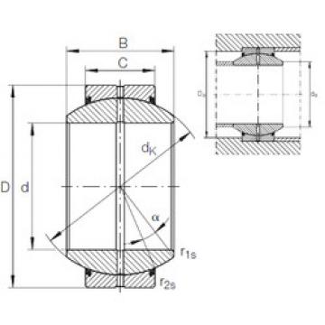 Rodamiento GE 60 FO-2RS INA