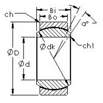 Rodamiento GEFZ22T AST